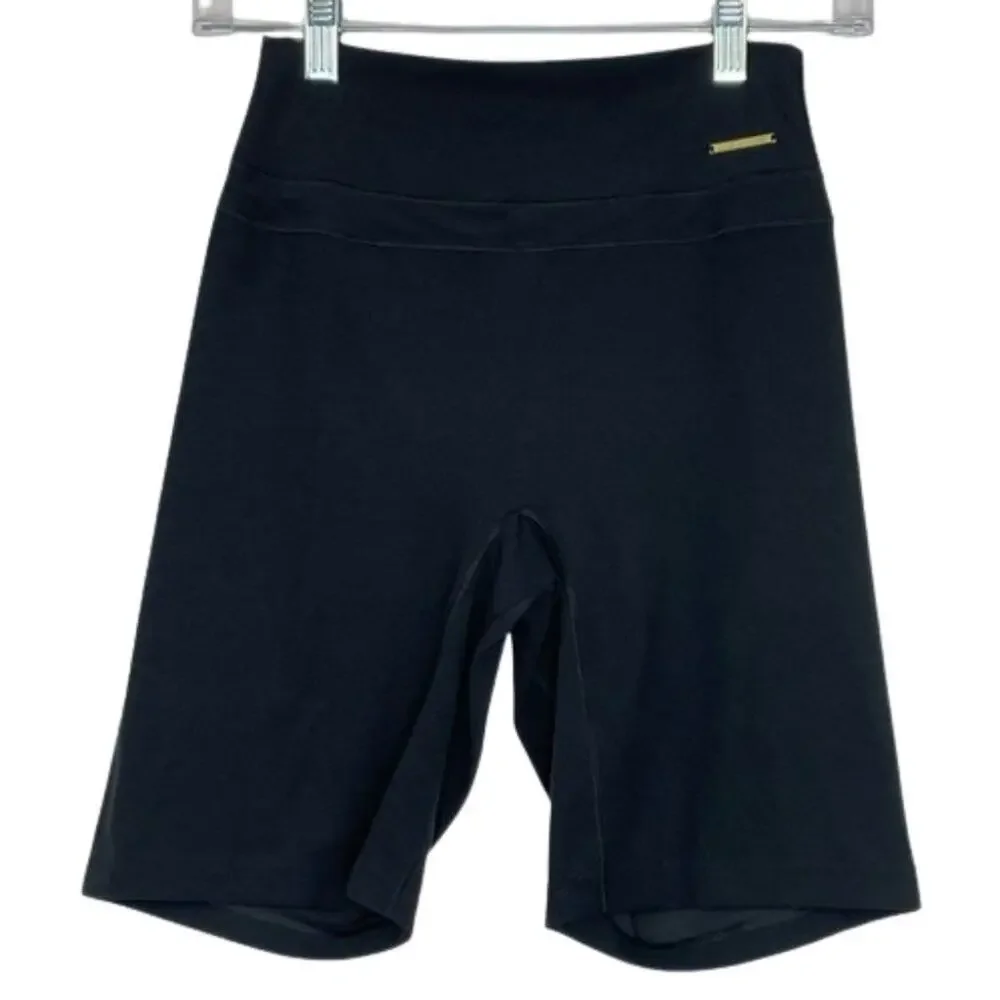 Gymshark Whitney Simmons black bike shorts sporty athleisure activewear running
